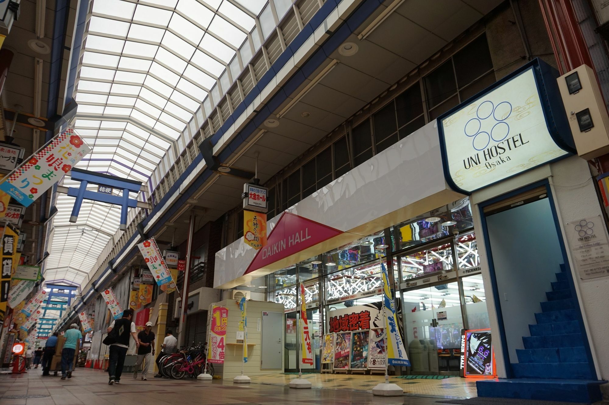 Uni Hostel Ōsaka Exterior foto